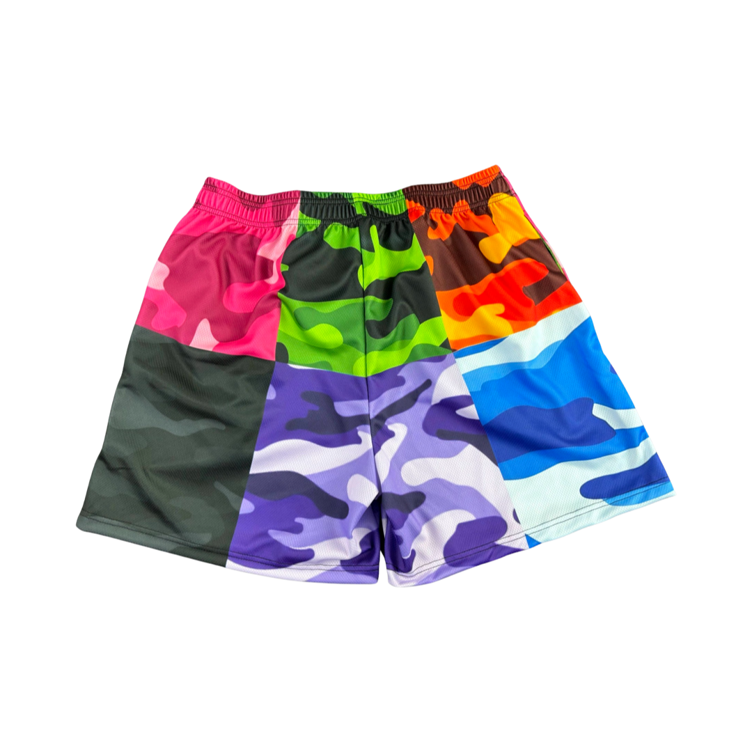 Camo Print Shorts