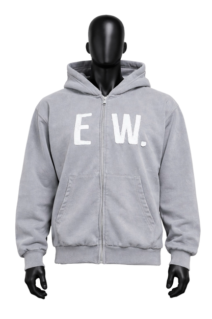 Vintage EW Zip Up Hoodie