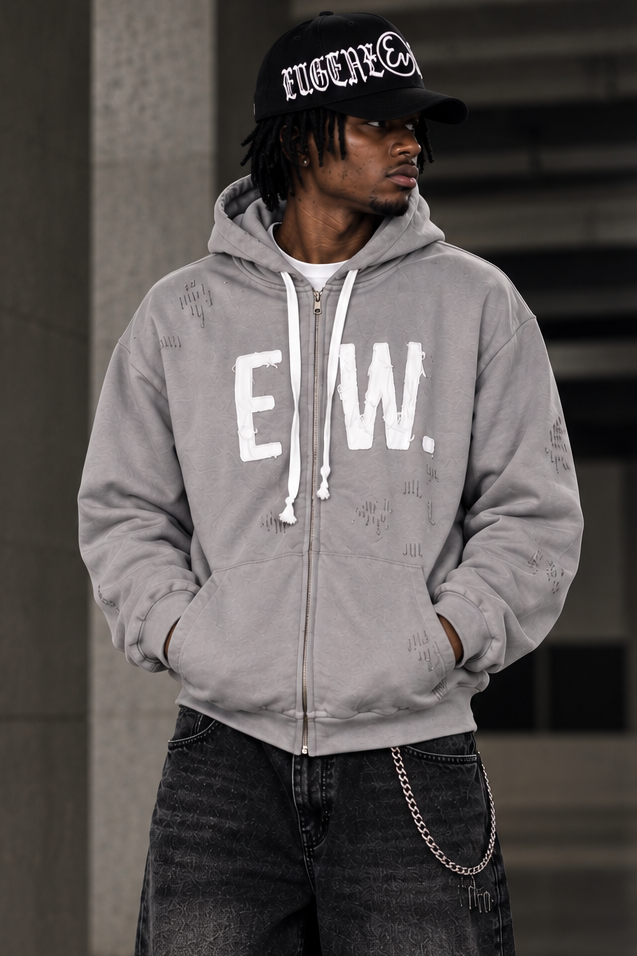 Vintage EW Zip Up Hoodie