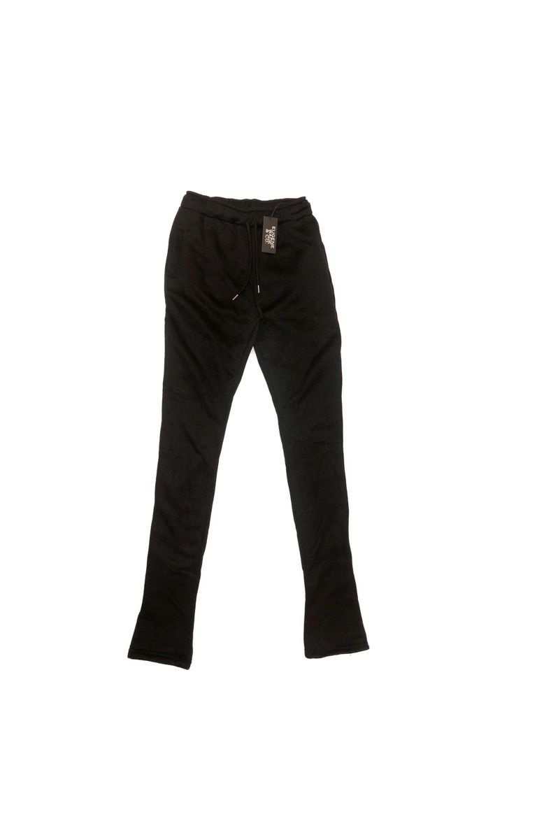 Solid Stacked Pants