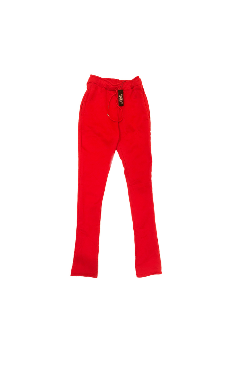 Solid Stacked Pants