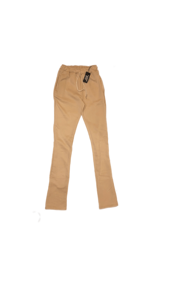 Solid Stacked Pants