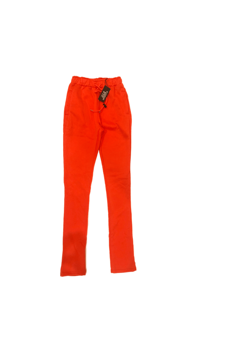 Solid Stacked Pants